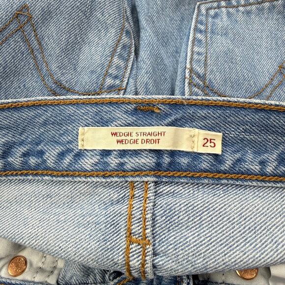 LEVI'S Premium Wedgie Straight Size 25 Authentically Yours - Picture 4 of 10